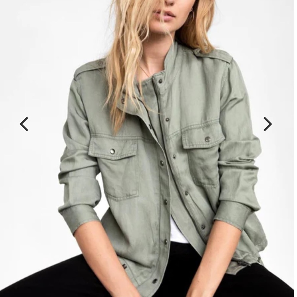 Rails Women’s Collins Military Jacket - Sage Green - Size M
